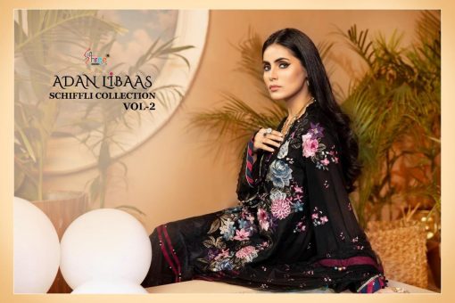 Shree Fabs Adan Libaas Schiffli Collection Vol 2 Salwar Suit Wholesale Catalog 6 Pcs 9 510x340 - Shree Fabs Adan Libaas Schiffli Collection Vol 2 Salwar Suit Wholesale Catalog 6 Pcs