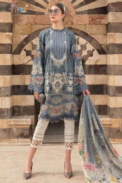 Shree Fabs Mariya B Lawn Collection 2021 Salwar Suit Wholesale Catalog 8 Pcs