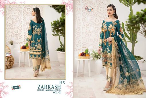 Shree Fabs Zarkash Luxury Lawn Collection Vol 1 Nx Salwar Suit Wholesale Catalog 3 Pcs 4 510x342 - Shree Fabs Zarkash Luxury Lawn Collection Vol 1 Nx Salwar Suit Wholesale Catalog 3 Pcs