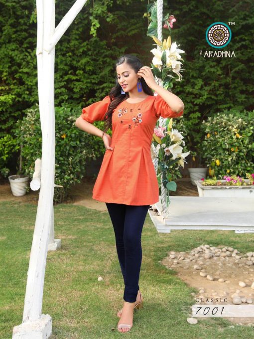 Aradhna Classic Vol 7 Tops Wholesale Catalog 10 Pcs 15 510x680 - Aradhna Classic Vol 7 Tops Wholesale Catalog 10 Pcs