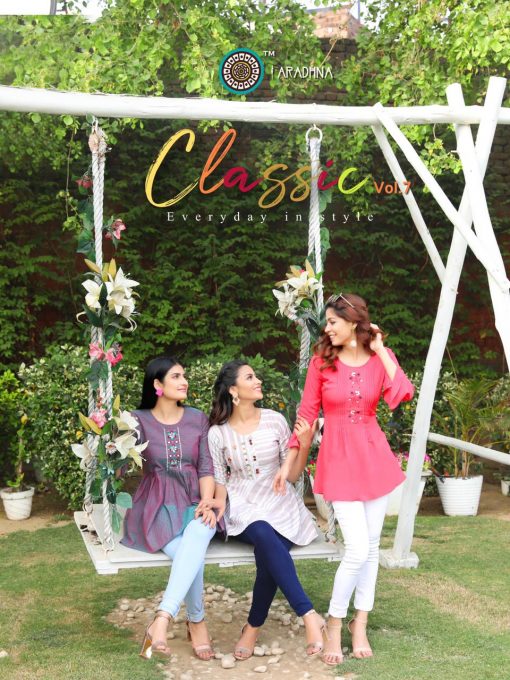 Aradhna Classic Vol 7 Tops Wholesale Catalog 10 Pcs 3 510x680 - Aradhna Classic Vol 7 Tops Wholesale Catalog 10 Pcs