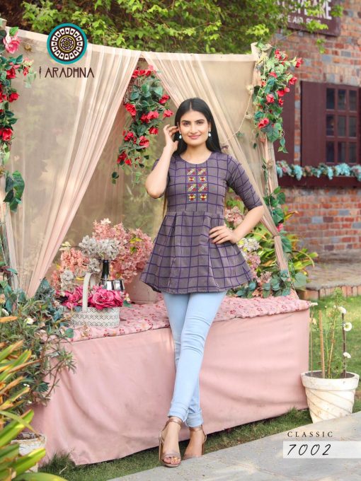 Aradhna Classic Vol 7 Tops Wholesale Catalog 10 Pcs 7 510x680 - Aradhna Classic Vol 7 Tops Wholesale Catalog 10 Pcs