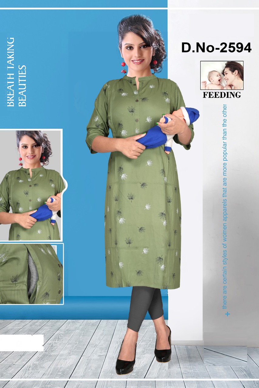 Buy Sushil Feeding Kurtis | Maternity Kurtis for Women - ( Light Blue , XL  Size ) ( 7288a ) Online at Best Prices in India - JioMart.