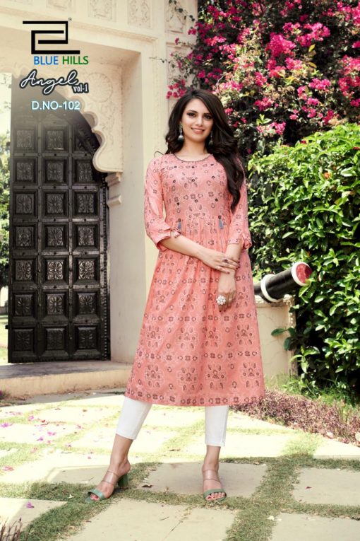 Blue Hills Angel Vol 1 Kurti Wholesale Catalog 7 Pcs 6 510x765 - Blue Hills Angel Vol 1 Kurti Wholesale Catalog 7 Pcs