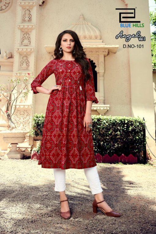 Blue Hills Angel Vol 1 Kurti Wholesale Catalog 7 Pcs 8 510x765 - Blue Hills Angel Vol 1 Kurti Wholesale Catalog 7 Pcs