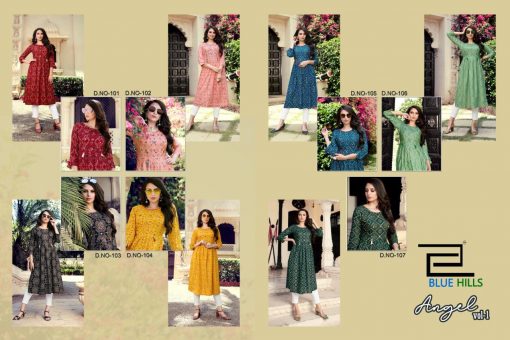 Blue Hills Angel Vol 1 Kurti Wholesale Catalog 7 Pcs 9 510x340 - Blue Hills Angel Vol 1 Kurti Wholesale Catalog 7 Pcs