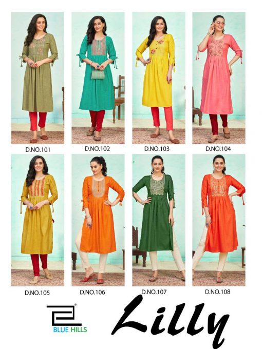 Blue Hills Lilly Kurti Wholesale Catalog 8 Pcs 10 510x680 - Blue Hills Lilly Kurti Wholesale Catalog 8 Pcs