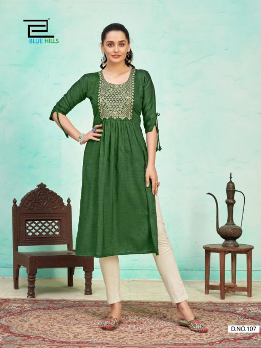 Blue Hills Lilly Kurti Wholesale Catalog 8 Pcs 6 510x680 - Blue Hills Lilly Kurti Wholesale Catalog 8 Pcs