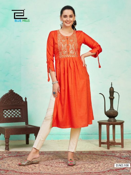 Blue Hills Lilly Kurti Wholesale Catalog 8 Pcs 7 510x680 - Blue Hills Lilly Kurti Wholesale Catalog 8 Pcs