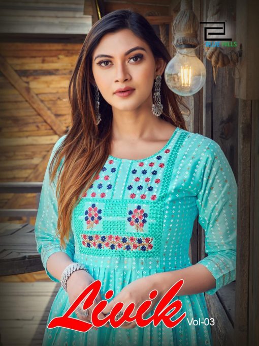 Blue Hills Livik Vol 3 Kurti Wholesale Catalog 8 Pcs 6 510x680 - Blue Hills Livik Vol 3 Kurti Wholesale Catalog 8 Pcs