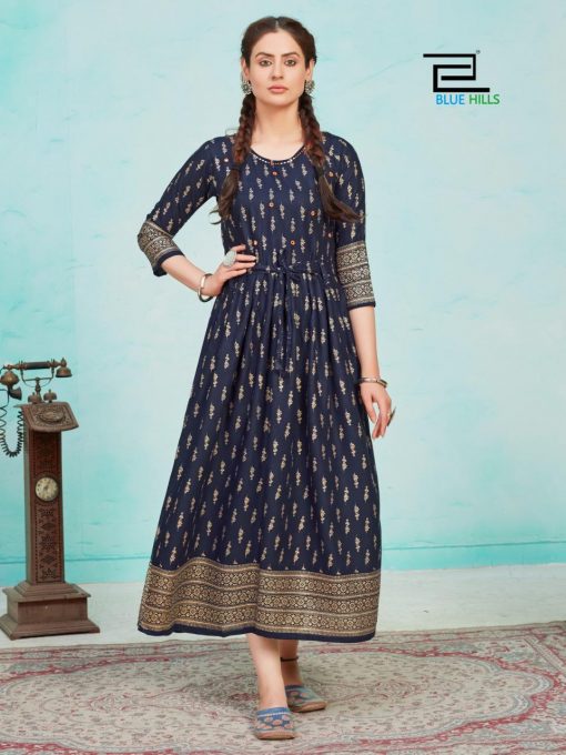 Blue Hills Mari Gold Vol 1 Kurti Wholesale Catalog 5 Pcs 3 510x680 - Blue Hills Mari Gold Vol 1 Kurti Wholesale Catalog 5 Pcs