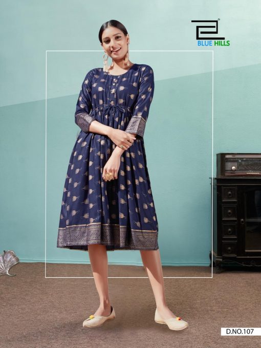 Blue Hills Shine Kurti Wholesale Catalog 10 Pcs 1 510x680 - Blue Hills Shine Kurti Wholesale Catalog 10 Pcs