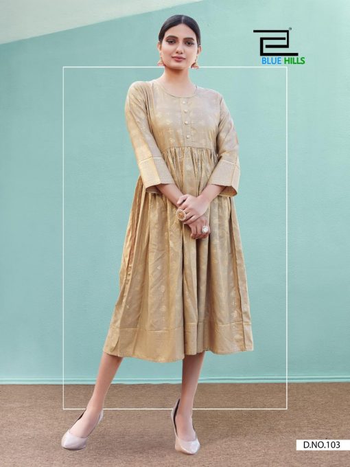 Blue Hills Shine Kurti Wholesale Catalog 10 Pcs 9 510x680 - Blue Hills Shine Kurti Wholesale Catalog 10 Pcs