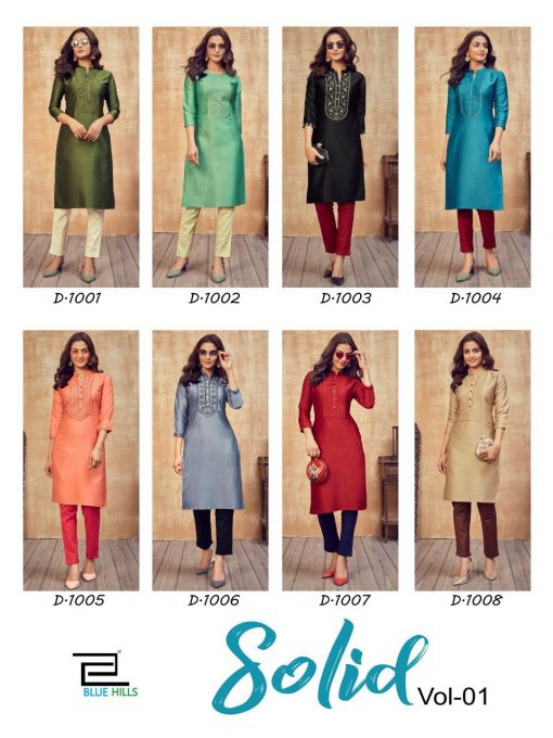 Blue Hills Solid Vol 1 Kurti Wholesale Catalog 8 Pcs 11 510x680 - Blue Hills Solid Vol 1 Kurti Wholesale Catalog 8 Pcs