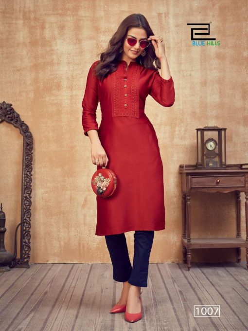 Blue Hills Solid Vol 1 Kurti Wholesale Catalog 8 Pcs 5 510x680 - Blue Hills Solid Vol 1 Kurti Wholesale Catalog 8 Pcs