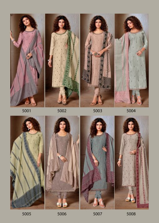 Brij Kora Vol 5 Salwar Suit Wholesale Catalog 8 Pcs 19 510x714 - Brij Kora Vol 5 Salwar Suit Wholesale Catalog 8 Pcs