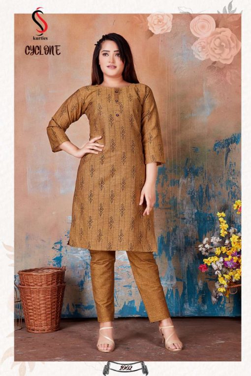 Cyclone Kurti with Pant Wholesale Catalog 6 Pcs 2 510x765 - Cyclone Kurti with Pant Wholesale Catalog 6 Pcs