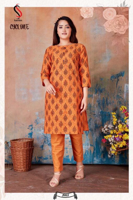 Cyclone Kurti with Pant Wholesale Catalog 6 Pcs 5 510x765 - Cyclone Kurti with Pant Wholesale Catalog 6 Pcs