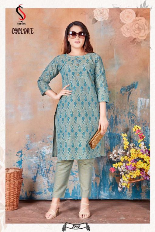 Cyclone Kurti with Pant Wholesale Catalog 6 Pcs 6 510x765 - Cyclone Kurti with Pant Wholesale Catalog 6 Pcs