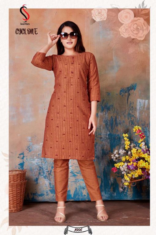 Cyclone Kurti with Pant Wholesale Catalog 6 Pcs 7 510x765 - Cyclone Kurti with Pant Wholesale Catalog 6 Pcs