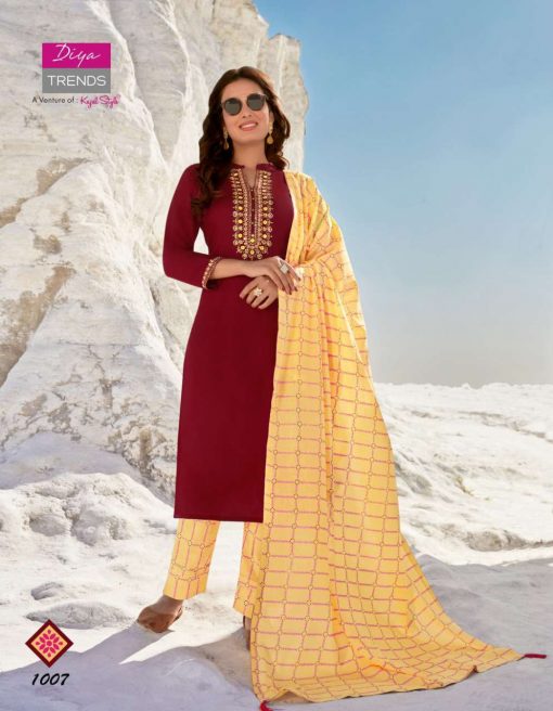 Diya Trends Dupatta House Vol 1 by Kajal Style Kurti with Dupatta Bottom Wholesale Catalog 10 Pcs 10 510x656 - Diya Trends Dupatta House Vol 1 by Kajal Style Kurti with Dupatta Bottom Wholesale Catalog 10 Pcs