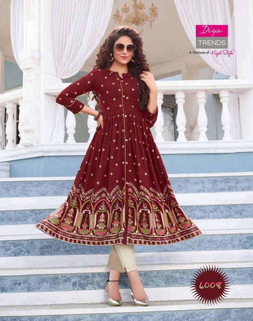 Diya Trends Ethnicity Vol 6 by Kajal Style Kurti Wholesale Catalog 10 Pcs 11 510x646 - Diya Trends Ethnicity Vol 6 by Kajal Style Kurti Wholesale Catalog 10 Pcs