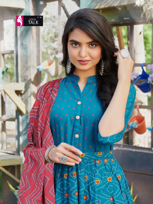 Fashion Talk Cocktail Vol 1 Kurti with Dupatta Wholesale Catalog 8 Pcs 19 510x680 - Fashion Talk Cocktail Vol 1 Kurti with Dupatta Wholesale Catalog 8 Pcs