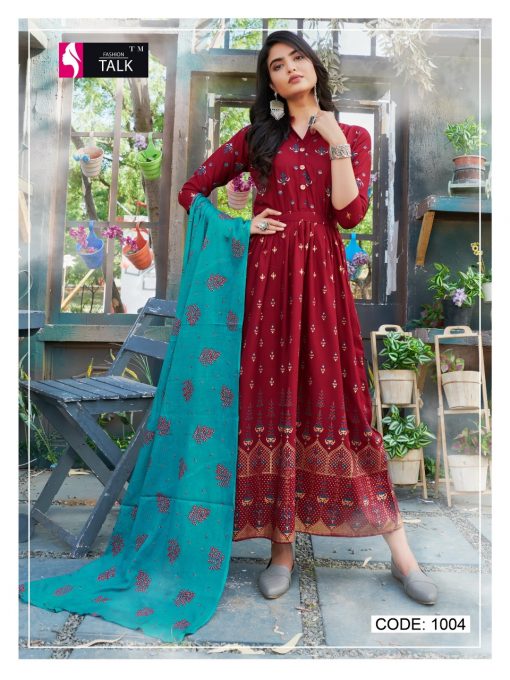 Fashion Talk Cocktail Vol 1 Kurti with Dupatta Wholesale Catalog 8 Pcs 2 510x680 - Fashion Talk Cocktail Vol 1 Kurti with Dupatta Wholesale Catalog 8 Pcs