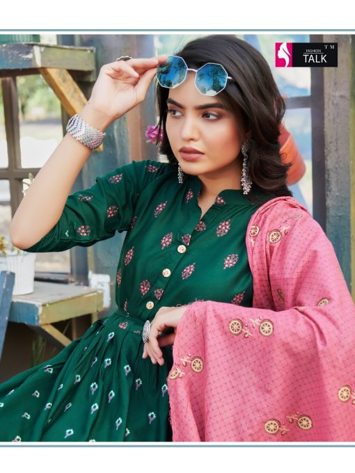 Fashion Talk Cocktail Vol 1 Kurti with Dupatta Wholesale Catalog 8 Pcs 4 510x680 - Fashion Talk Cocktail Vol 1 Kurti with Dupatta Wholesale Catalog 8 Pcs