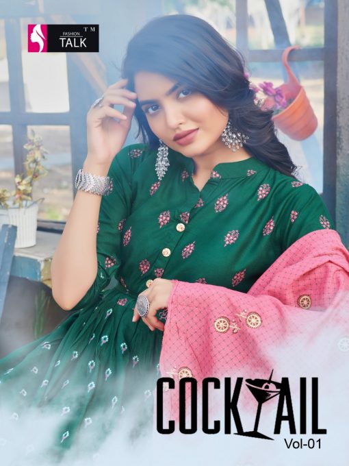 Fashion Talk Cocktail Vol 1 Kurti with Dupatta Wholesale Catalog 8 Pcs 5 510x680 - Fashion Talk Cocktail Vol 1 Kurti with Dupatta Wholesale Catalog 8 Pcs