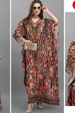 Jelite Afreen Kaftans Kurti Wholesale Catalog 8 Pcs