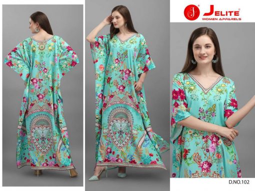 Jelite Afreen Kaftans Kurti Wholesale Catalog 8 Pcs 8 510x383 - Jelite Afreen Kaftans Kurti Wholesale Catalog 8 Pcs