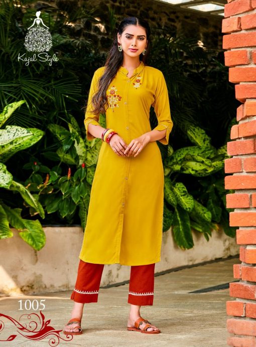 Kajal Style Fashion Dream Vol 1 Kurti with Pant Wholesale Catalog 8 Pcs 6 510x692 - Kajal Style Fashion Dream Vol 1 Kurti with Pant Wholesale Catalog 8 Pcs