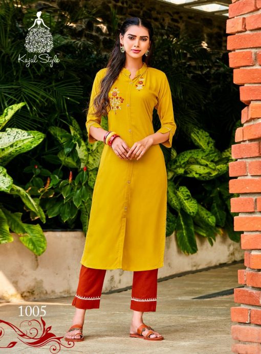 Kajal Style Fashion Dream Vol 1 Kurti with Pant Wholesale Catalog 8 Pcs 6 510x692 - Kajal Style Fashion Dream Vol 1 Kurti with Pant Wholesale Catalog 8 Pcs