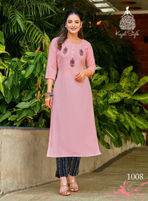 Kajal Style Fashion Dream Vol 1 Kurti with Pant Wholesale Catalog 8 Pcs 9 510x692 - Kajal Style Fashion Dream Vol 1 Kurti with Pant Wholesale Catalog 8 Pcs