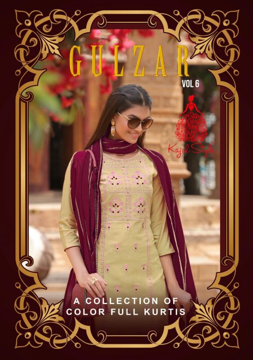 Kajal Style Gulzar Vol 6 Kurti with Dupatta Bottom Wholesale Catalog 8 Pcs 1 510x725 - Kajal Style Gulzar Vol 6 Kurti with Dupatta Bottom Wholesale Catalog 8 Pcs