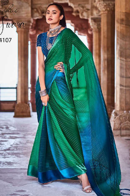 Kashvi Swara by Lt Fabrics Saree Sari Wholesale Catalog 10 Pcs