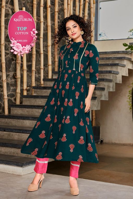 Kasturam Vol 4 by Kajal Style Kurti Wholesale Catalog 7 Pcs 1 510x765 - Kasturam Vol 4 by Kajal Style Kurti Wholesale Catalog 7 Pcs