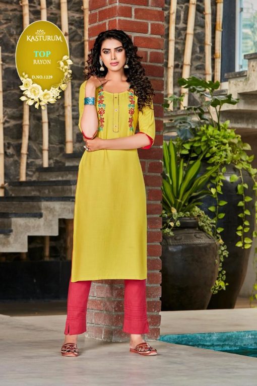 Kasturam Vol 5 by Kajal Style Kurti Wholesale Catalog 8 Pcs 1 510x766 - Kasturam Vol 5 by Kajal Style Kurti Wholesale Catalog 8 Pcs