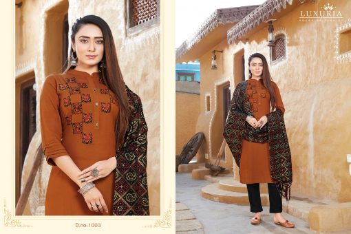 Luxuria Mannat Kurti with Dupatta Wholesale Catalog 4 Pcs 3 510x340 - Luxuria Mannat Kurti with Dupatta Wholesale Catalog 4 Pcs