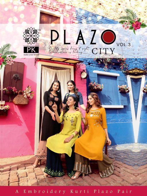 Pk Plazo City Vol 3 Kurti with Palazzo Wholesale Catalog 12 Pcs 1 510x680 - Pk Plazo City Vol 3 Kurti with Palazzo Wholesale Catalog 12 Pcs