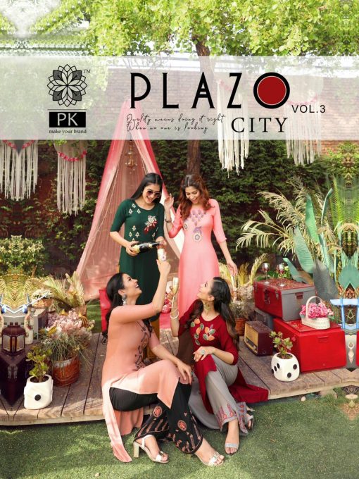 Pk Plazo City Vol 3 Kurti with Palazzo Wholesale Catalog 12 Pcs 17 510x680 - Pk Plazo City Vol 3 Kurti with Palazzo Wholesale Catalog 12 Pcs