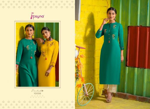 Psyna Poshak Vol 10 Kurti Wholesale Catalog 10 Pcs 10 510x369 - Psyna Poshak Vol 10 Kurti Wholesale Catalog 10 Pcs