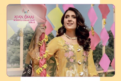 Shree Fabs Adan Libaas Schiffli Collection Vol 3 Salwar Suit Wholesale Catalog 6 Pcs 13 510x340 - Shree Fabs Adan Libaas Schiffli Collection Vol 3 Salwar Suit Wholesale Catalog 6 Pcs