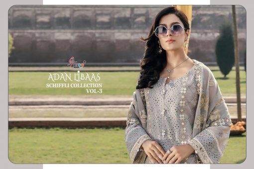 Shree Fabs Adan Libaas Schiffli Collection Vol 3 Salwar Suit Wholesale Catalog 6 Pcs 2 510x340 - Shree Fabs Adan Libaas Schiffli Collection Vol 3 Salwar Suit Wholesale Catalog 6 Pcs