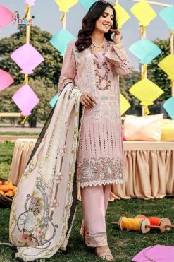 Shree Fabs Adan Libaas Schiffli Collection Vol 3 Salwar Suit Wholesale Catalog 6 Pcs