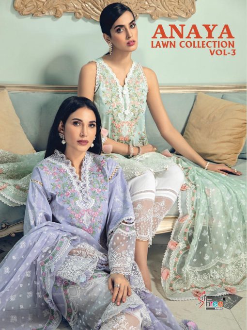 Shree Fabs Anaya Lawn Collection Vol 3 Salwar Suit Wholesale Catalog 4 Pcs 1 510x680 - Shree Fabs Anaya Lawn Collection Vol 3 Salwar Suit Wholesale Catalog 4 Pcs