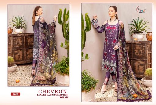 Shree Fabs Chevron Luxury Lawn Collection Vol 1 Salwar Suit Wholesale Catalog 7 Pcs 10 510x342 - Shree Fabs Chevron Luxury Lawn Collection Vol 1 Salwar Suit Wholesale Catalog 7 Pcs