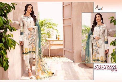 Shree Fabs Chevron Luxury Lawn Collection Vol 1 Salwar Suit Wholesale Catalog 7 Pcs 13 510x342 - Shree Fabs Chevron Luxury Lawn Collection Vol 1 Salwar Suit Wholesale Catalog 7 Pcs