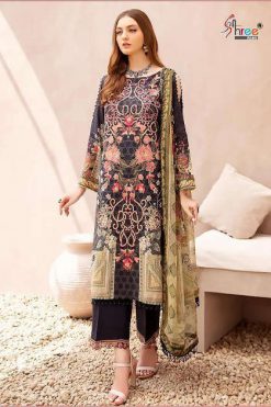 Shree Fabs Chevron Luxury Lawn Collection Vol 1 Salwar Suit Wholesale Catalog 7 Pcs